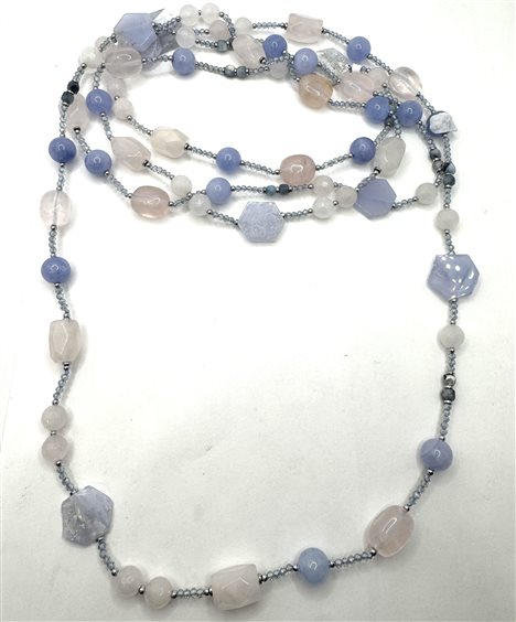 Collana Domar Donna Collana pietre naturali in Lega metallica Quarzo COLE-8-280 - COLE-8-280